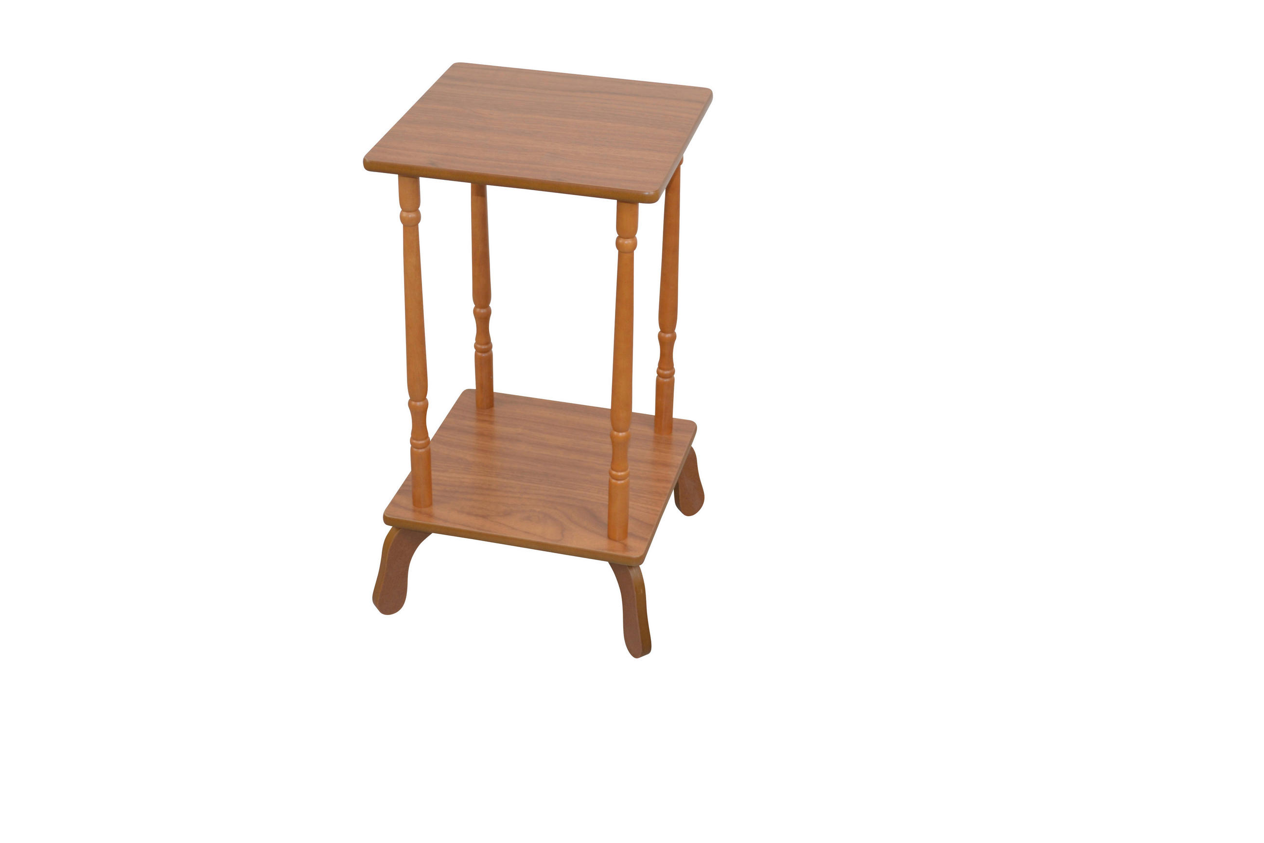 BEISTELLTISCH 36/36/61 cm Kautschukholz massiv Eichefarben  - Eichefarben, KONVENTIONELL, Holz/Holzwerkstoff (36/36/61cm) - MID.YOU