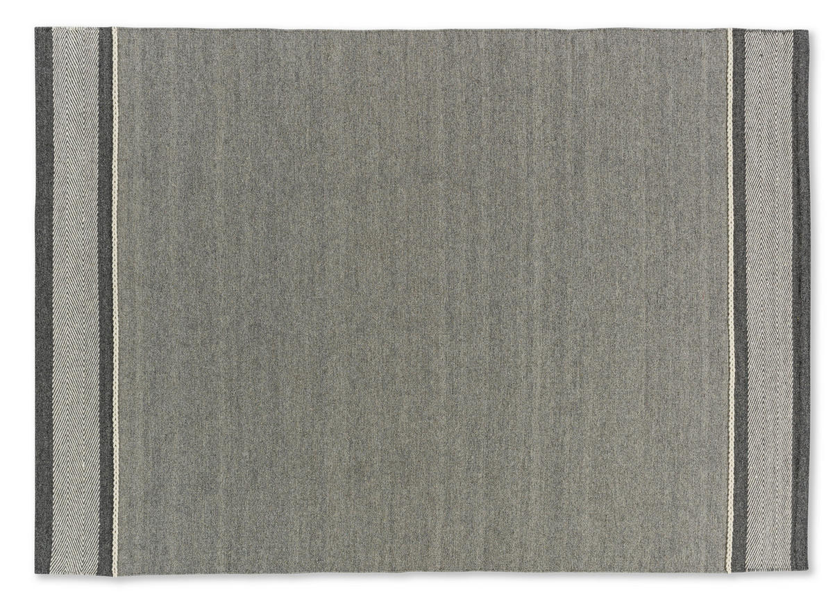 HANDWEBTEPPICH 170/240 cm Botana Grau  - Grau, KONVENTIONELL, Textil (170/240cm) - Schöner Wohnen