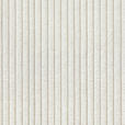 ECKSOFA Weiß Cord  - Schwarz/Weiß, KONVENTIONELL, Textil/Metall (178/284cm) - Hom`in