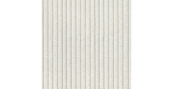 ECKSOFA Weiß Cord  - Schwarz/Weiß, Design, Kunststoff/Textil (224/325cm) - Hom`in