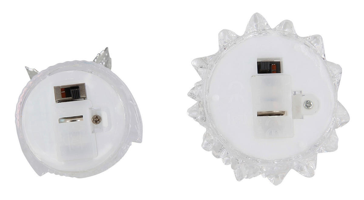 LED DÍSZLÁMPA - átlátszó, Basics, műanyag (4,2/4,6/11,5cm) - Globo