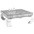 COUCHTISCH in Holz, Metall, Glas 100/100/40 cm - Silberfarben/Sheeshamfarben, Design, Glas/Holz (100/100/40cm) - Landscape COUCHTISCH in Holz, Metall, Glas 100/100/40 cm - Silberfarben/Sheeshamfarben, Design, Glas/Holz (100/100/40cm) - Landscape