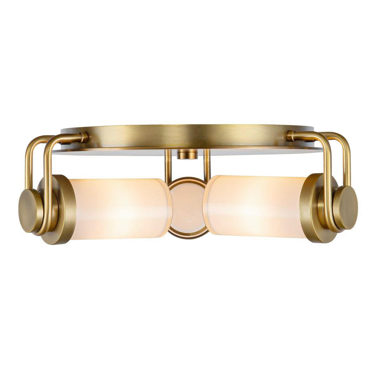 HÄNGELEUCHTE 42,2/14,2 cm  - Messingfarben, KONVENTIONELL, Glas/Metall (42,2/14,2cm) - Elstead Lighting