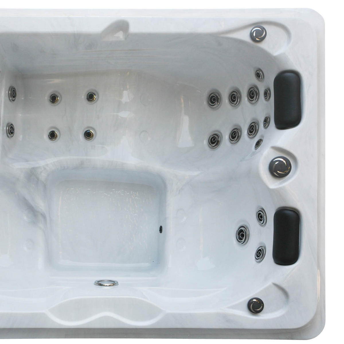 WHIRLPOOL XXL1956 160/210/80 cm  - Weiß, Basics, Kunststoff (160/210/80cm)
