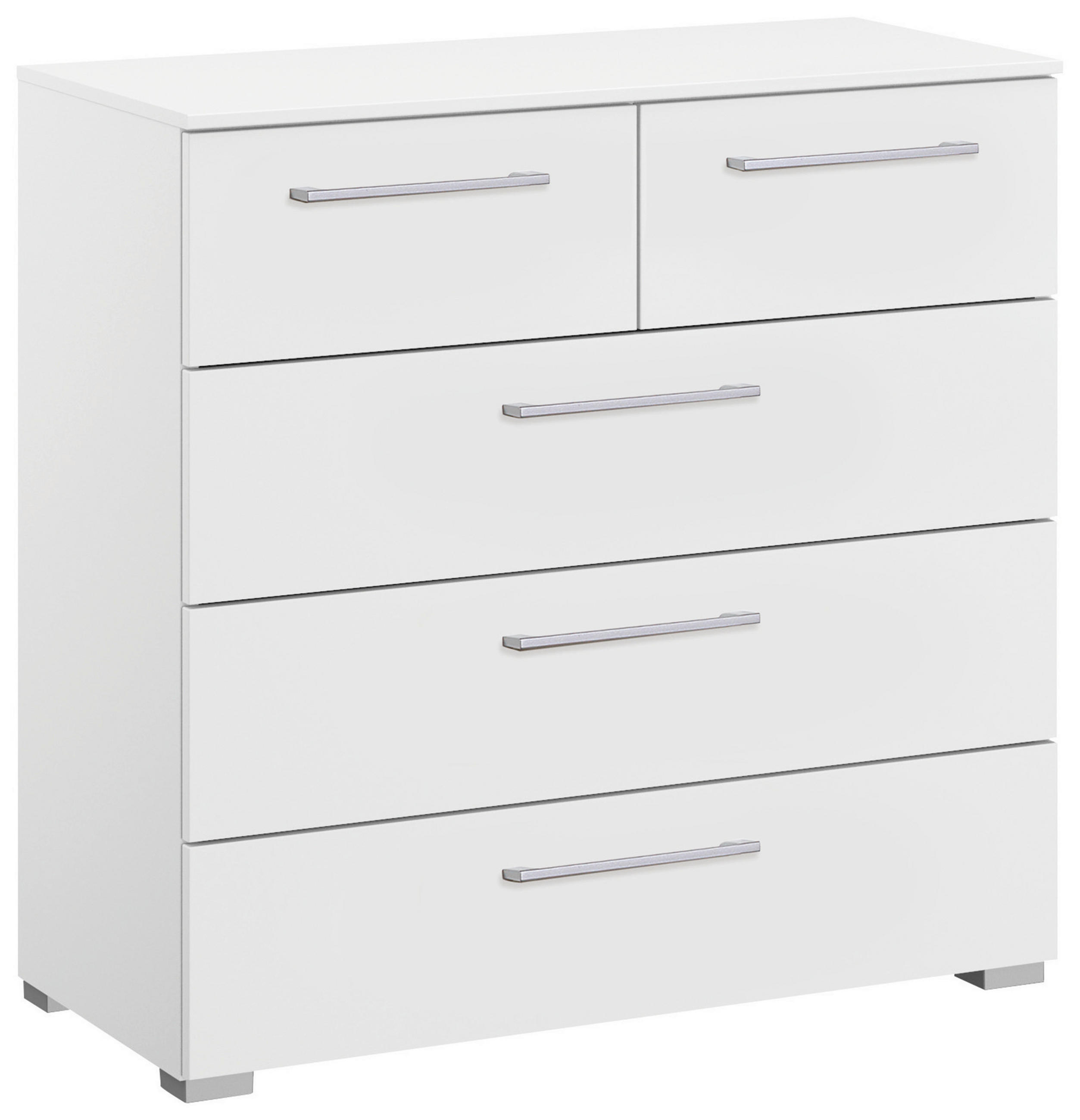 KOMMODE  in 80/81/42 cm  - Silberfarben/Alufarben, Design, Holzwerkstoff/Kunststoff (80/81/42cm) - Novel