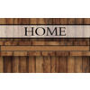 FUßMATTE 75/45 cm Home Wood  - Braun, KONVENTIONELL, Kunststoff/Textil (75/45cm) - Esposa
