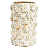 VASE  - Beige, Basics, Keramik (16,0/25,0/16,0cm)