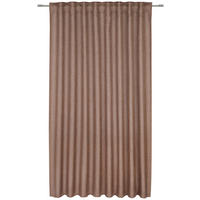 HOTOVÝ ZÁVĚS, 135/175 cm - hnědá, Basics, textil (135/175cm) - Boxxx