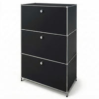 SIDEBOARD Concept Epure MK-129 75/120/40 cm  - Schwarz, Basics, Metall (75/120/40cm) - Floordirekt