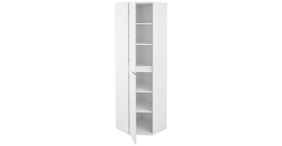 ECKSCHRANK 60/210/60 cm  - Weiß, KONVENTIONELL, Holzwerkstoff (60/210/60cm) - Xora