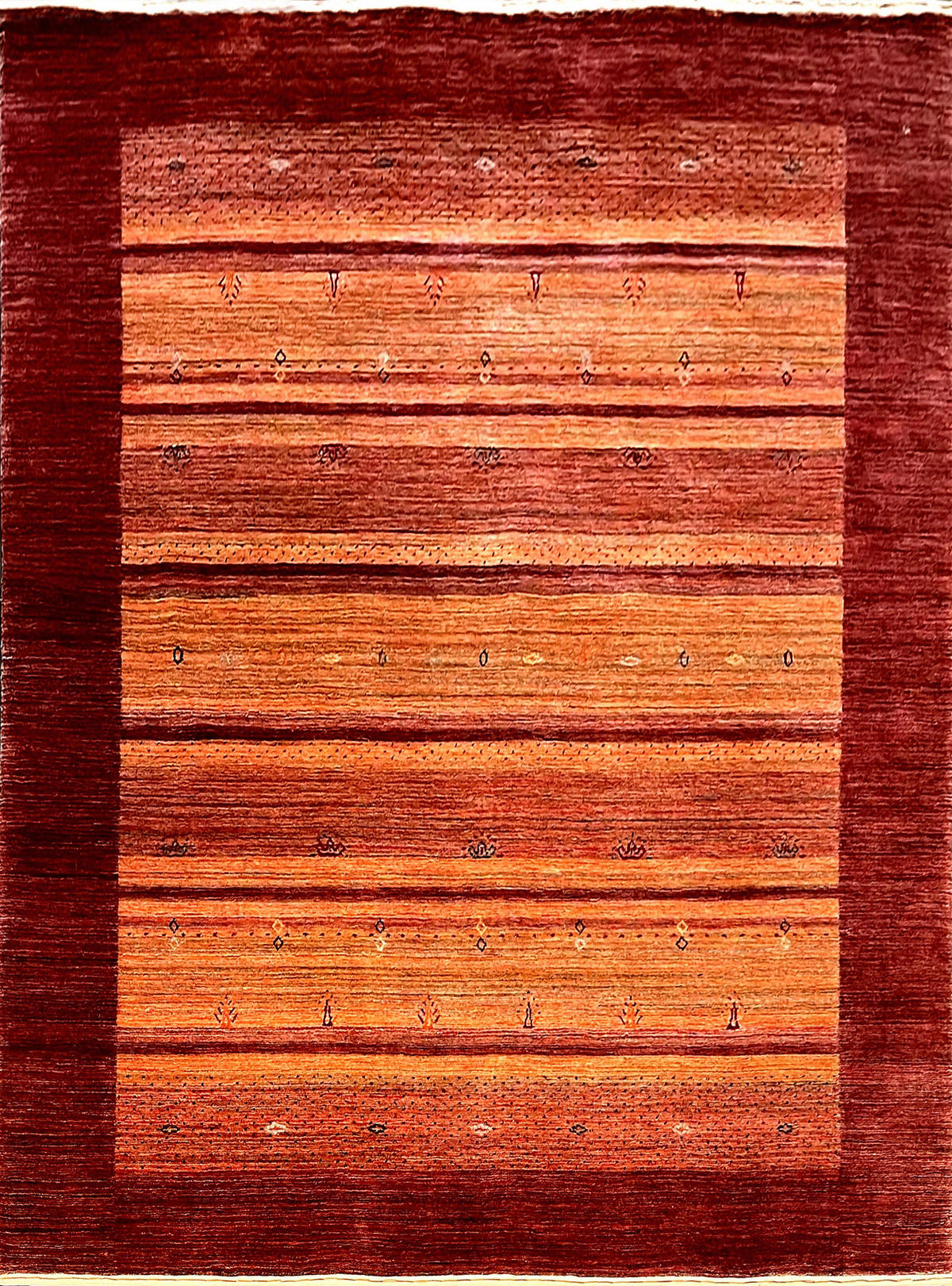 ORIENTTEPPICH 120/180 cm Savannah Loribaf rost Rostfarben  - Rostfarben, LIFESTYLE, Textil (120/180cm) - Cazaris