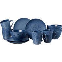 FRÜHSTÜCKSSERVICE Blau KITWE 12-teilig 4 Personen  - Blau, Trend, Keramik (26/24/24cm) - Ritzenhoff Breker