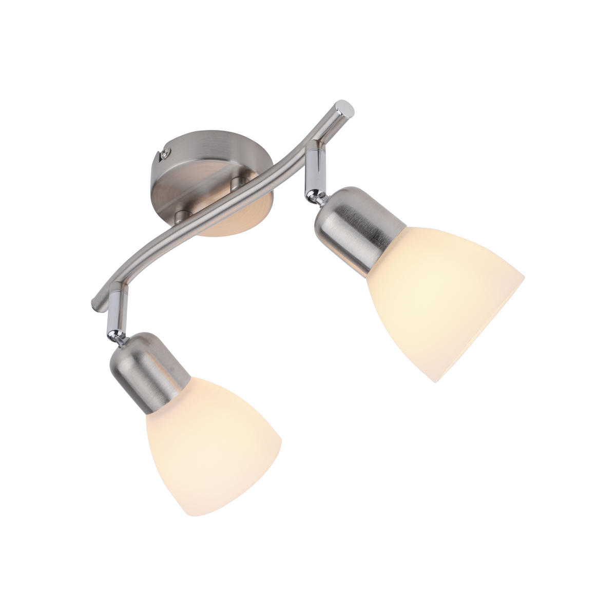 SVJETILJKA STROPNA  - boje oplemenjenog čelika, Basics, staklo/metal (44,8/23/21cm)