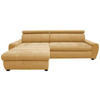 ECKSOFA in Webstoff Gelb  - Weiss/Gelb, Design, Kunststoff/Textil (276/173cm) - Stylife