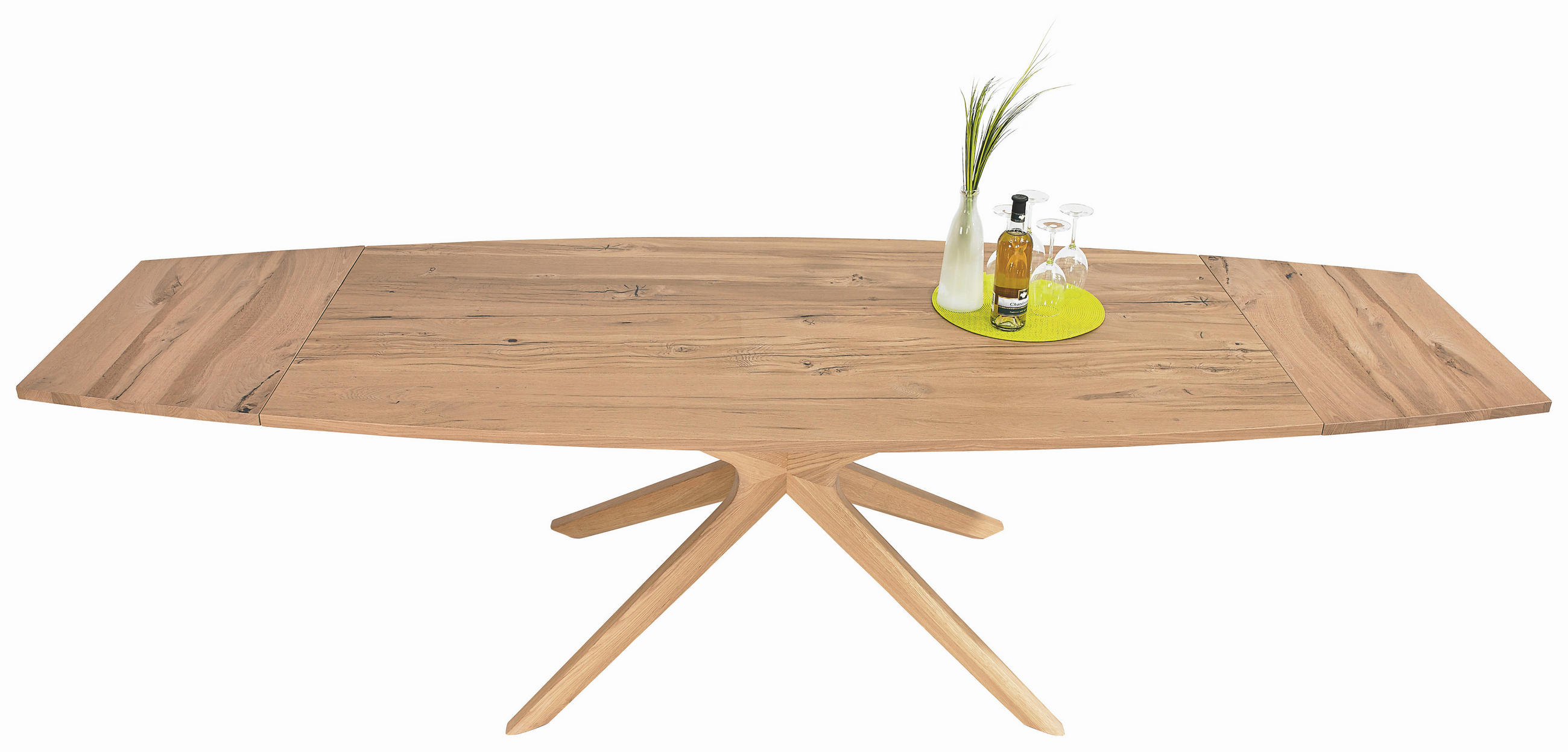 ESSTISCH in Holz 160/99/76,5 cm  - Eichefarben, Natur, Holz (160/99/76,5cm) - Voglauer