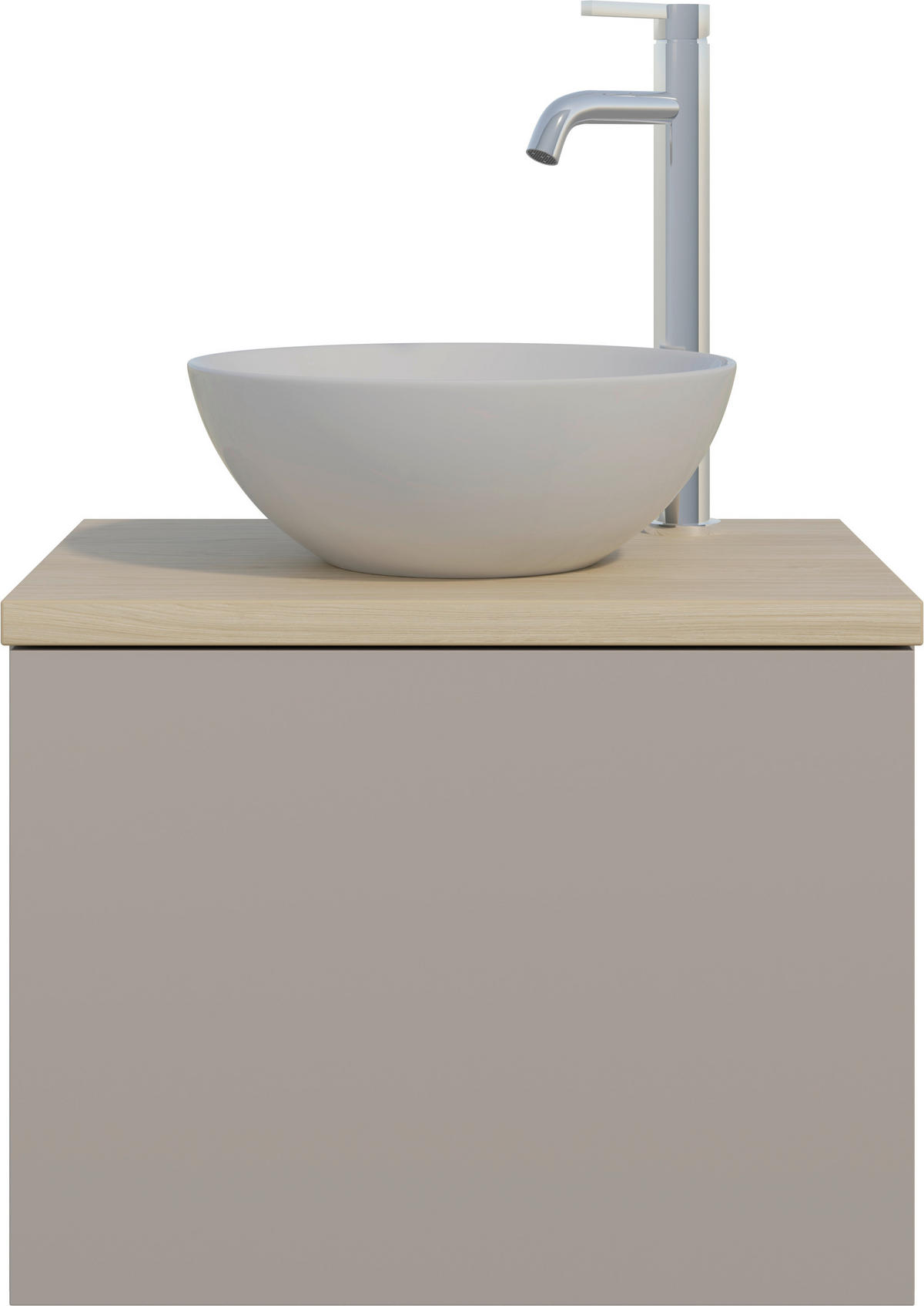 WASCHTISCHKOMBI 50,3 cm  - Eichefarben/Weiß, MODERN, Keramik/Holzwerkstoff (50,3cm) - Celina Home