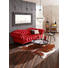 CHESTERFIELD-SOFA in Textil Rot - Dunkelbraun/Rot, Design, Holz/Textil (246/84/97cm) - Hom`in CHESTERFIELD-SOFA in Textil Rot - Dunkelbraun/Rot, Design, Holz/Textil (246/84/97cm) - Hom`in