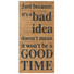 DEKOSCHILD 60CM HOCH, Holz - Braun, Trend, Holz (30/3/60cm) DEKOSCHILD 60CM HOCH, Holz - Braun, Trend, Holz (30/3/60cm)