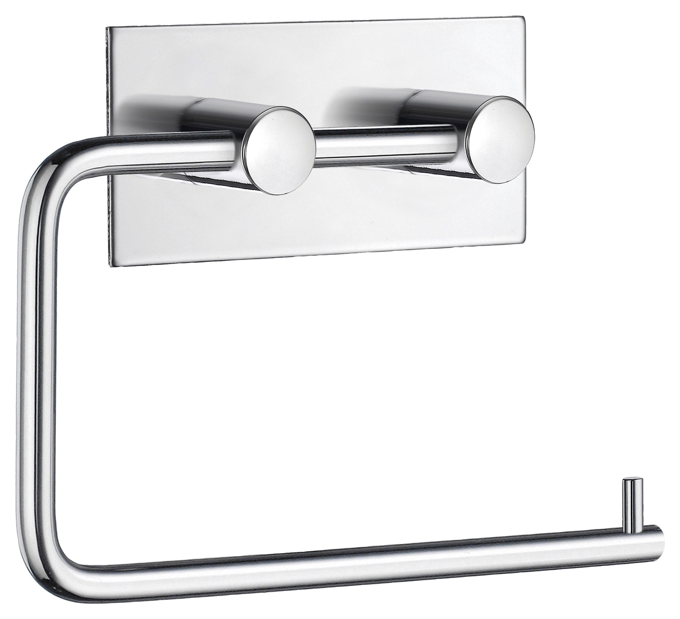 TOILETTENPAPIERHALTER - Edelstahlfarben, Basics, Metall (13,4/10,7/3cm) - Smedbo