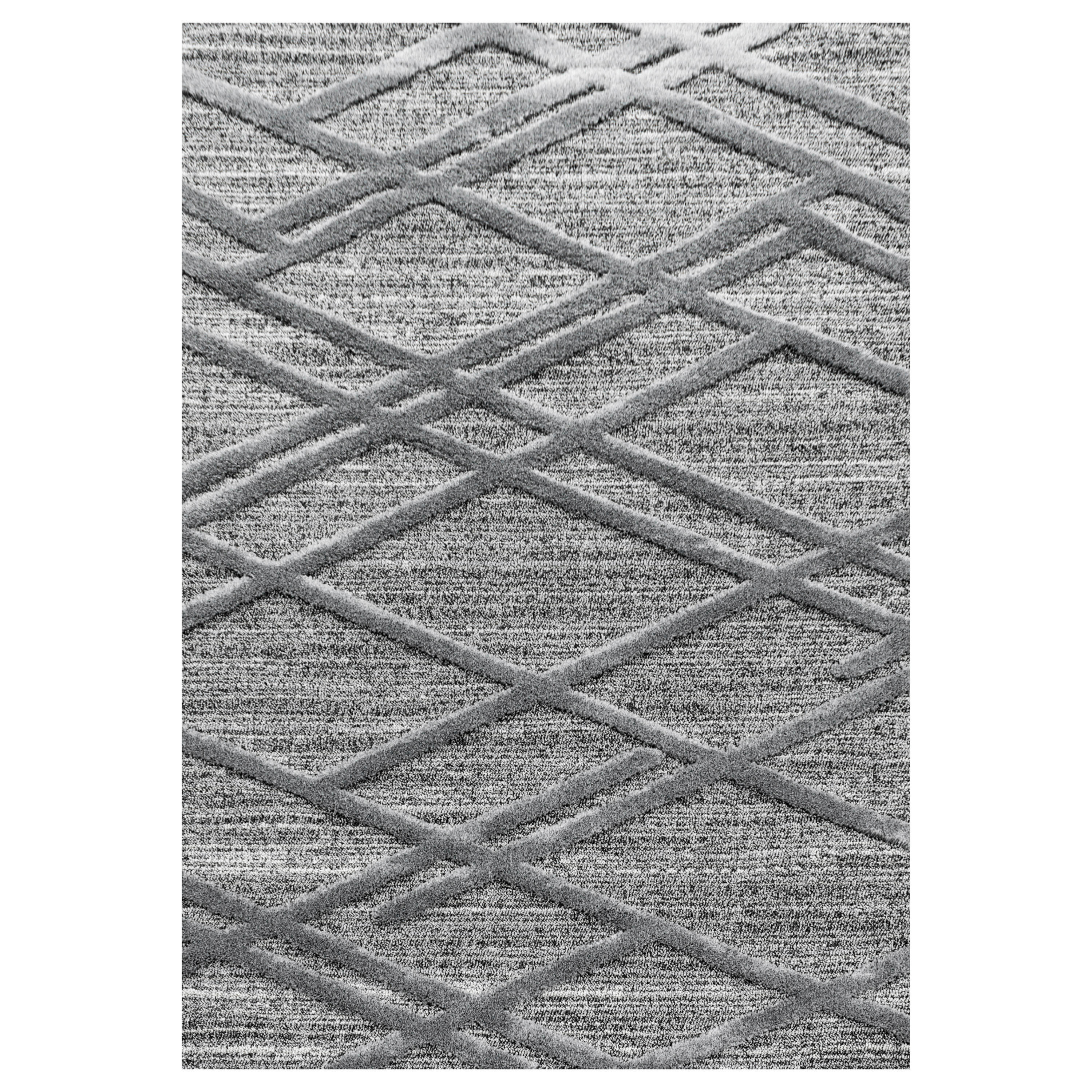 VÄVD MATTA Pisa 4706 grau  - grå, Klassisk, textil (160/230cm)