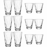 GLÄSERSET  12-teilig  - Klar, LIFESTYLE, Glas (26,2/16,5/17,5cm) - Leonardo