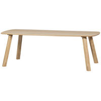 ESSTISCH 220/100/74 cm Echtholz  Holz in verschiedenen Größen erhältlich, Variantenauswahl oval Eichefarben  - Eichefarben, Design, Holz (220/100/74cm) - Livetastic