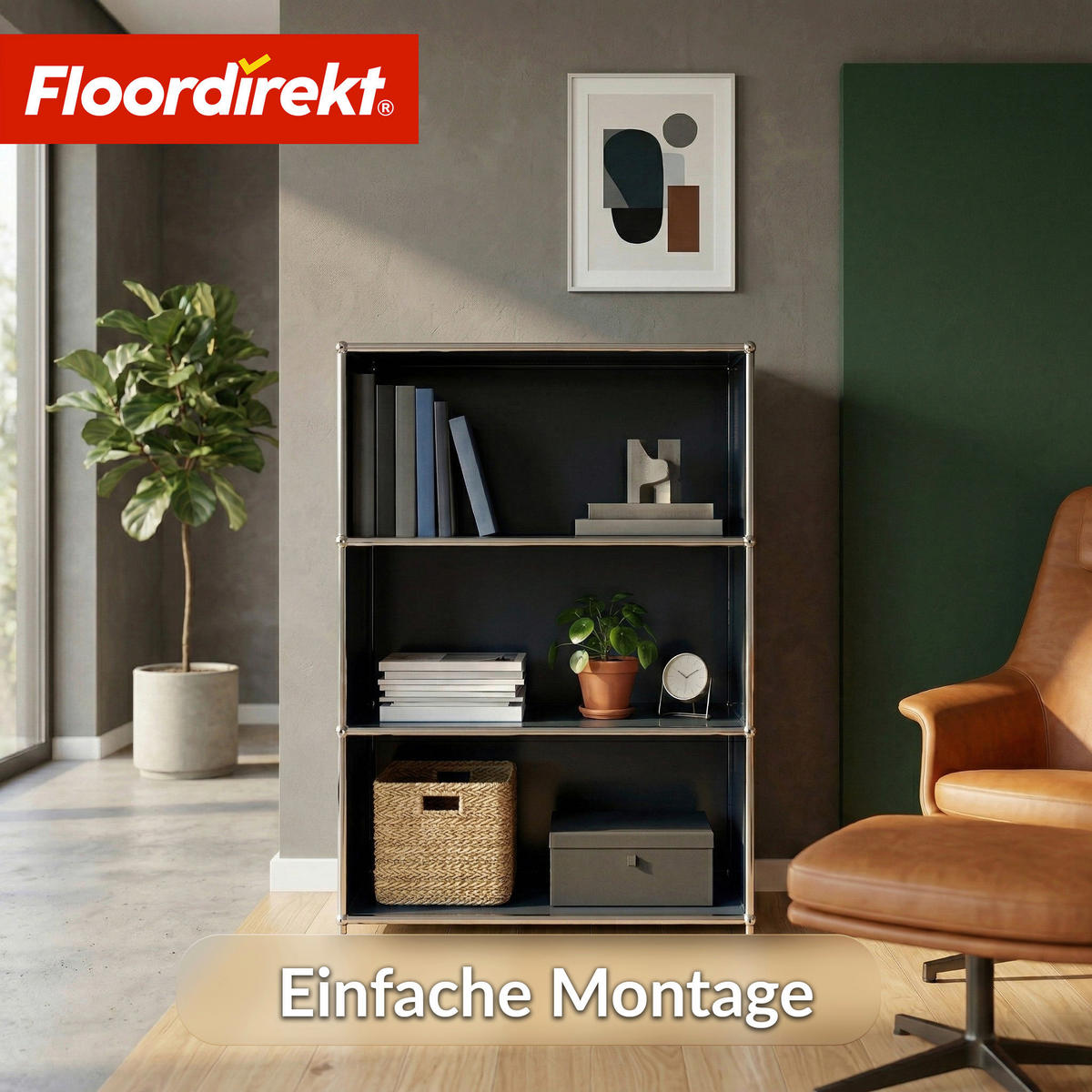 SIDEBOARD Concept Epure MK-101 75/120/40 cm  - Schwarz, Basics, Metall (75/120/40cm) - Floordirekt