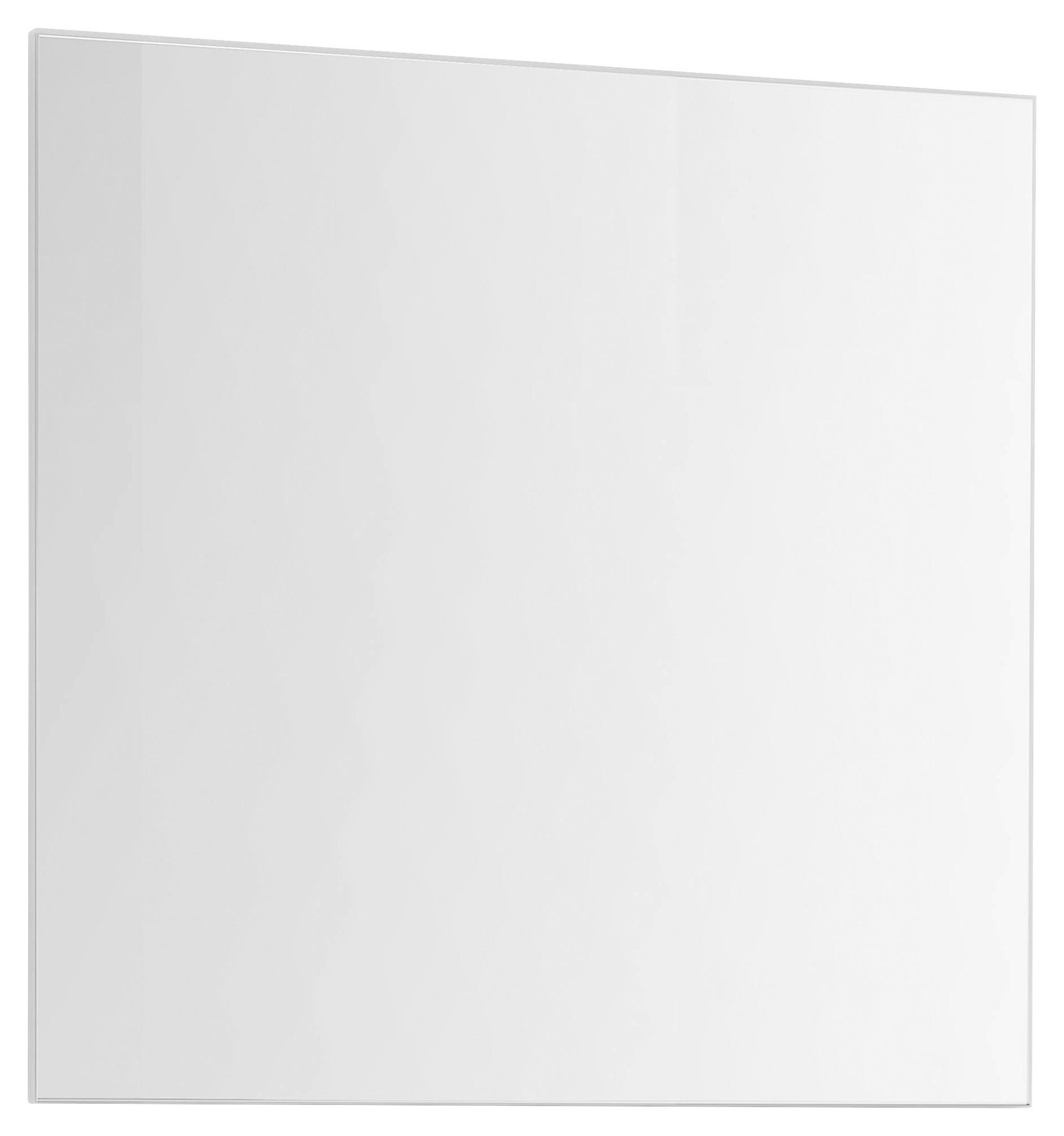 WANDSPIEGEL 80/65/2 cm - Weiß, Design, Glas/Holzwerkstoff (80/65/2cm) - Xora