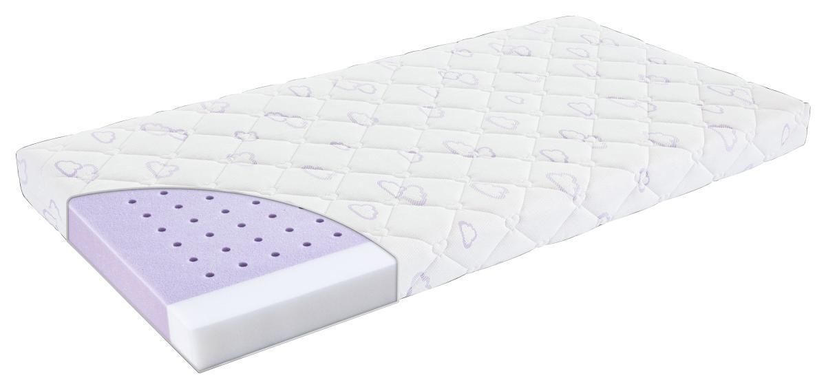 KINDERMATRATZE Silbermond 70/140 cm Höhe ca. 11 cm  - Weiß, Basics, Textil (70/140cm) - Träumeland