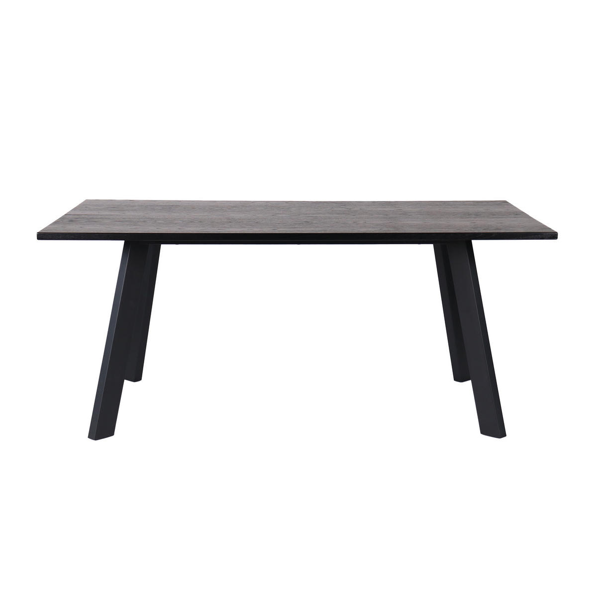 MATBORD 170/95/73 cm delar i massivt trä  trä svart  - svart, Modern, metall/trä (170/95/73cm) - Niels Andersson