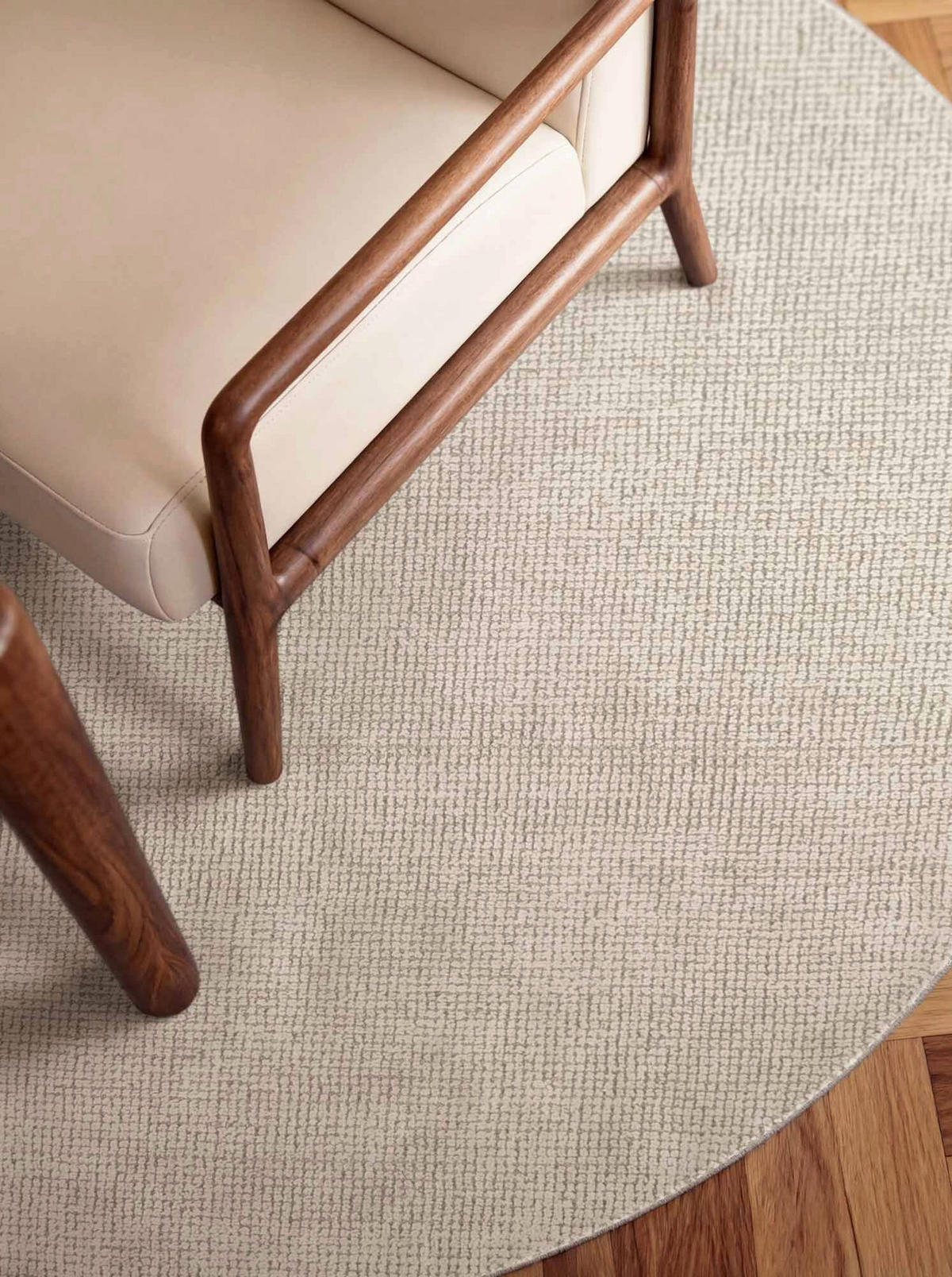 WOLLTEPPICH 200 cm Grennwich Creme rund  - Creme, Basics, Textil (200cm) - Ted Baker