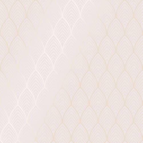 Xora Vliestapete Gold, Hellrosa 52x1000 cm