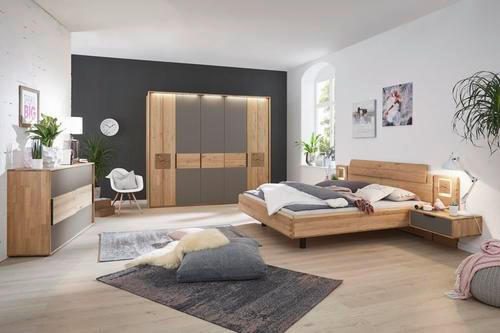 DREHTÜRENSCHRANK in Eichefarben  - Eichefarben/Braun, Natur, Holz/Holzwerkstoff (251,9/223,3/62cm) - Valnatura