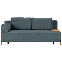 SCHLAFSOFA in Holz, Textil Blau  - Blau/Naturfarben, Design, Holz/Textil (211/88/102cm) - Niels Andersson