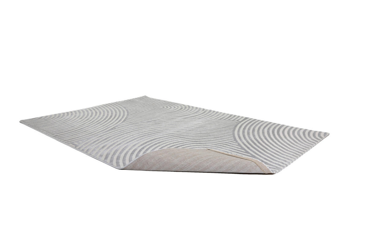 WEBTEPPICH 160/230 cm Jules Silberfarben rechteckig  - Silberfarben, Basics, Kunststoff/Textil (160/230cm) - Astra