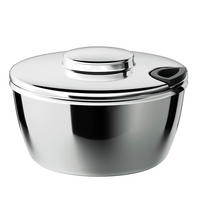 SALATSCHLEUDER - Edelstahlfarben, Basics, Kunststoff/Metall (25/16/25cm) - moHA!