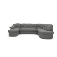 WOHNLANDSCHAFT Dunkelgrau Mikrofaser  - Dunkelgrau/Schwarz, KONVENTIONELL, Kunststoff/Textil (146/295/180cm) - MID.YOU