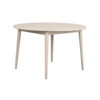 MATBORD ek Bianco rund  utdragbar, finns i olika storlekar, finns i olika trädekorer  - ek Bianco, Design, trä (120/120/74cm) - Rowico
