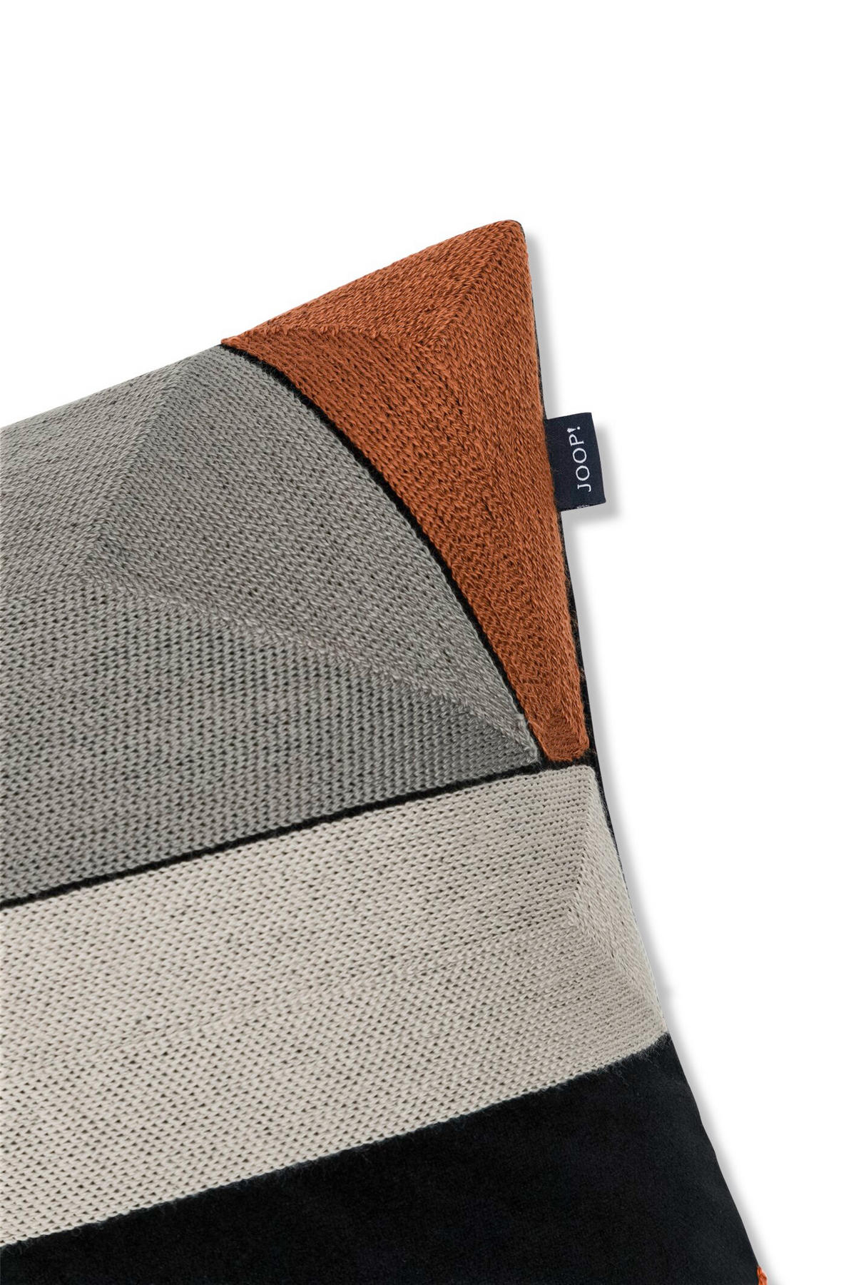 KISSENHÜLLE J!Graphic 40/40 cm  - Cognac/Beige, Basics, Textil (40/40cm) - Joop!