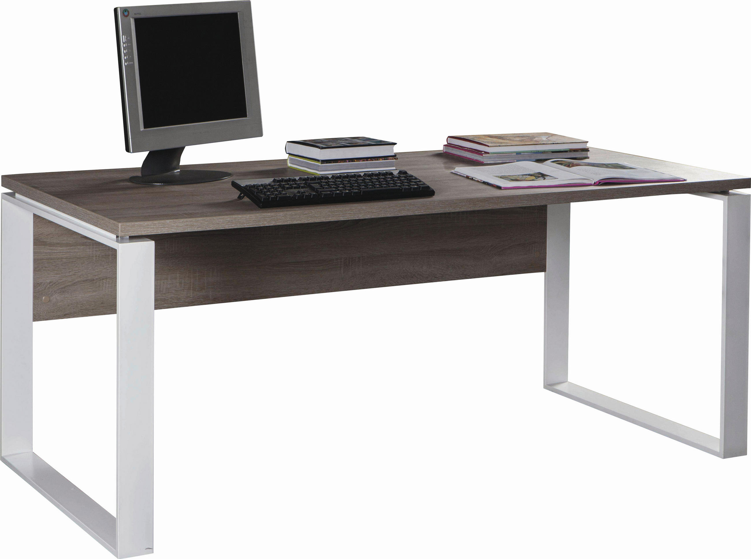 SET NOG - bela, Design, kovina (4/76/72cm) - Carryhome