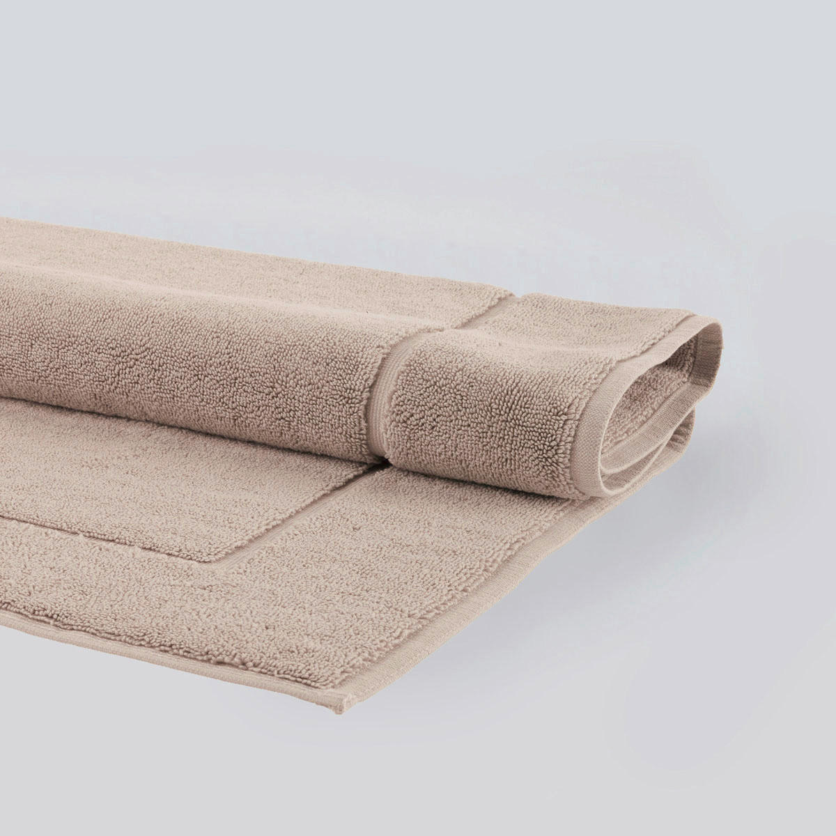 BADEMATTE London Hellbraun 60/60 cm  - Hellbraun, Basics, Textil (60/60cm) - Aquanova