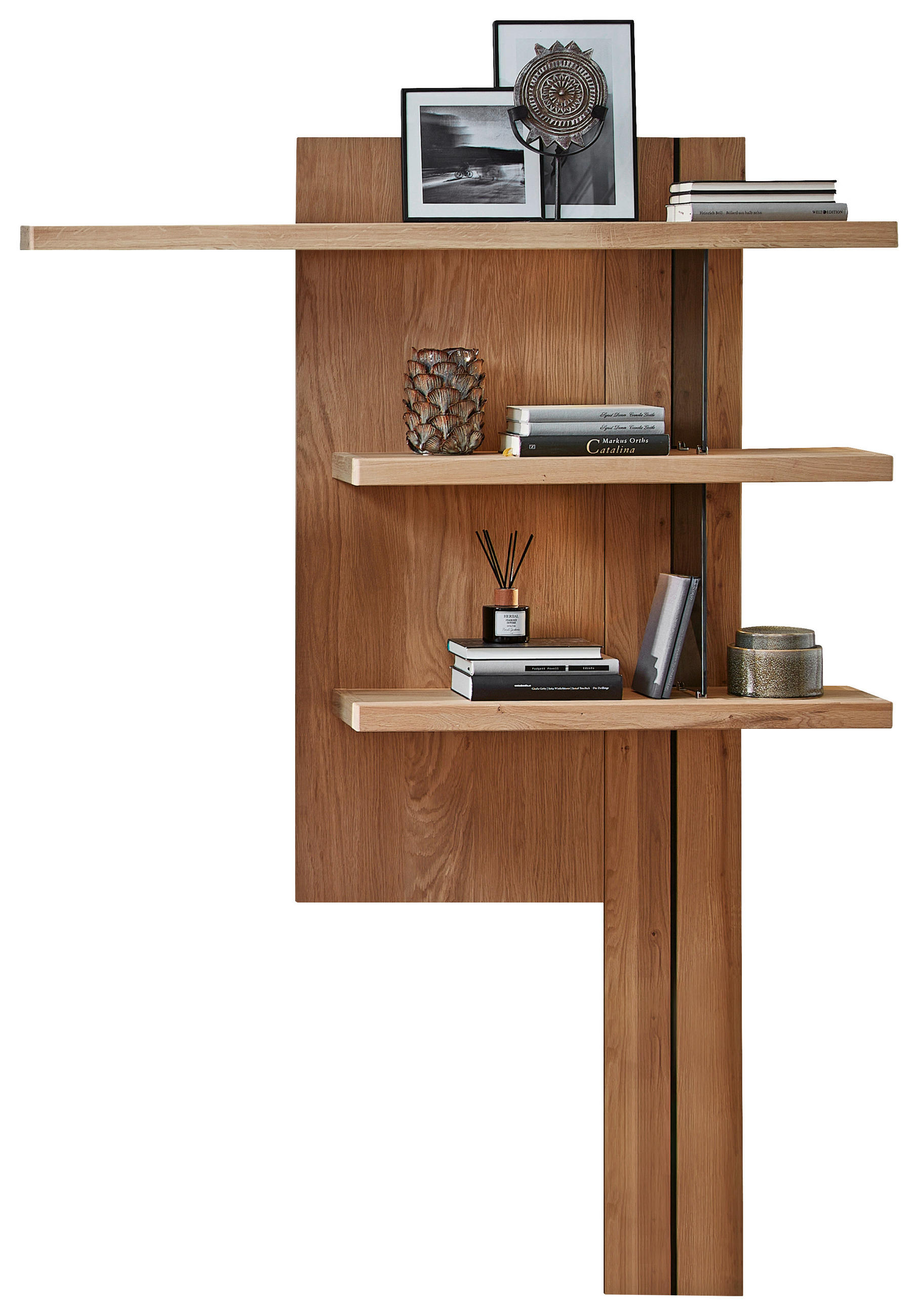 WANDPANEEL 122/174/24 cm  - Eiche Bianco, Natur, Holz/Holzwerkstoff (122/174/24cm) - Linea Natura