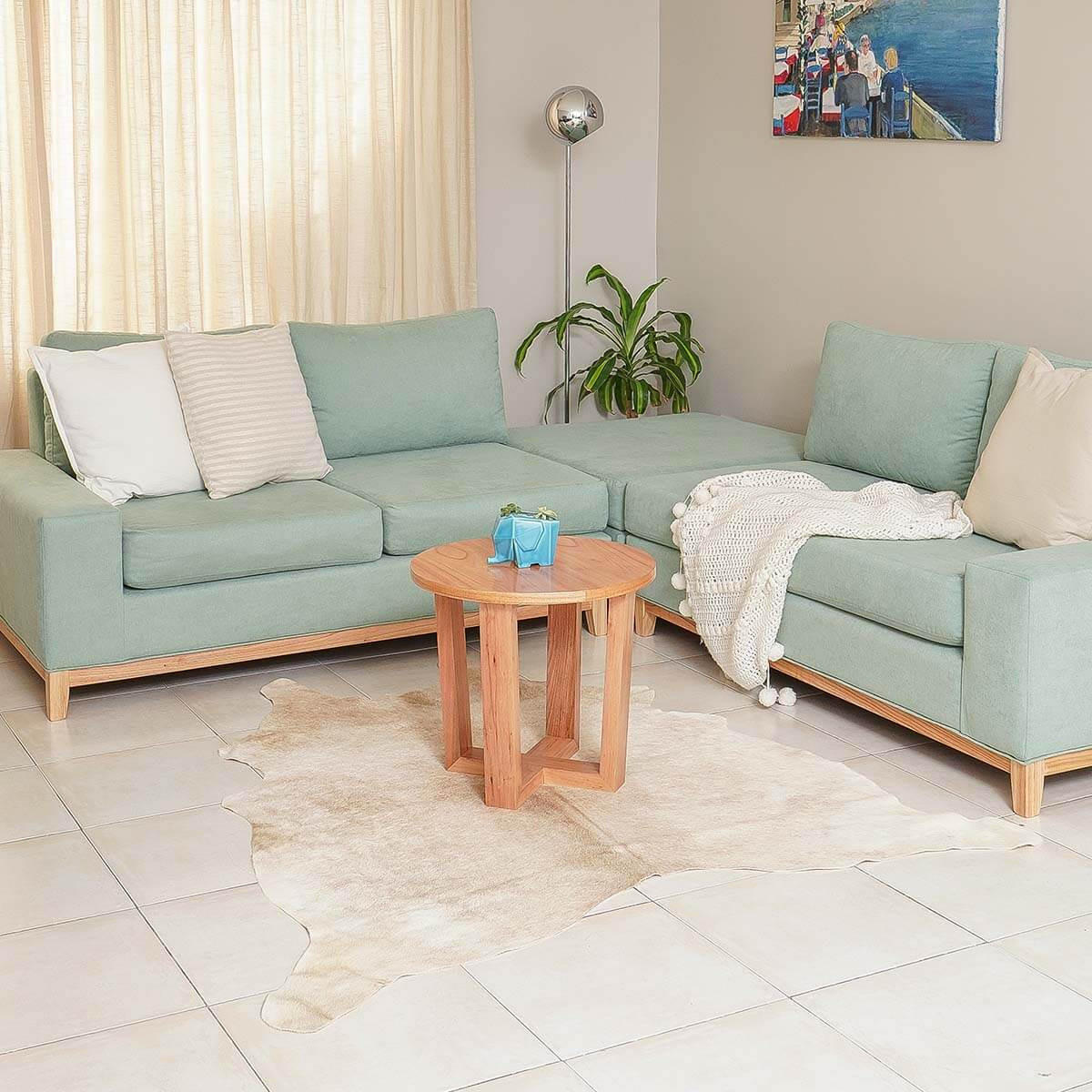 RINDERFELL 165/235 cm Cordoba Beige  - Beige, Natur, Leder/Fell (165/235cm) - Linea Natura