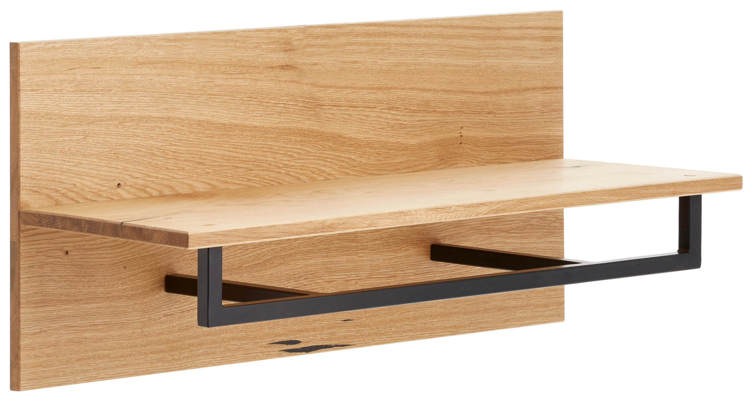 GARDEROBENPANEEL in 85/30/32 cm - Eichefarben, Natur, Holz (85/30/32cm) - Linea Natura