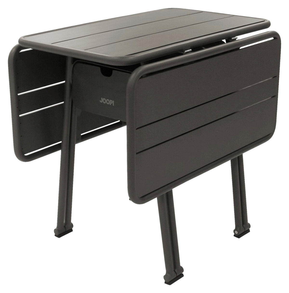 GARTENKLAPPTISCH 53-126/78/73 cm Metall rechteckig  - Graubraun, Basics, Metall (53-126/78/73cm) - Joop!