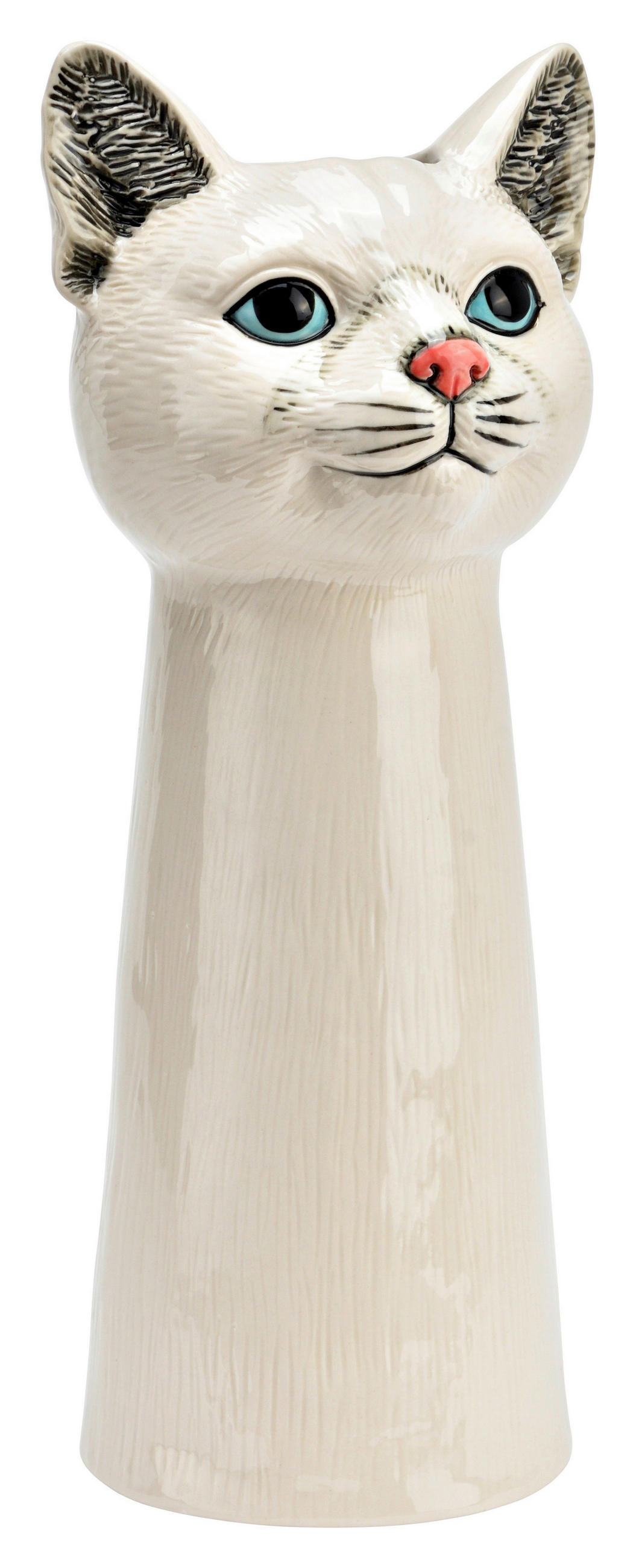 VASE  - Weiß, Basics, Keramik (15/28/11cm)