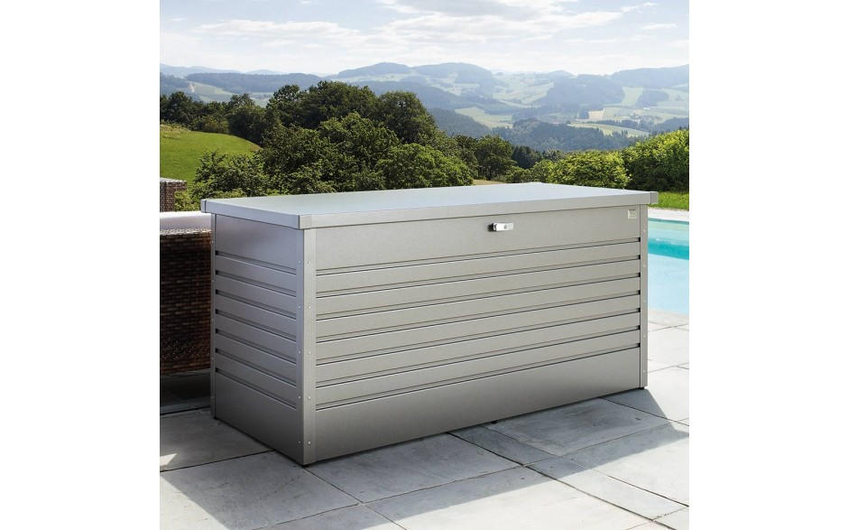 KISSENBOX 181/71/79 cm  - Grau, Basics, Metall (181/71/79cm) - Biohort