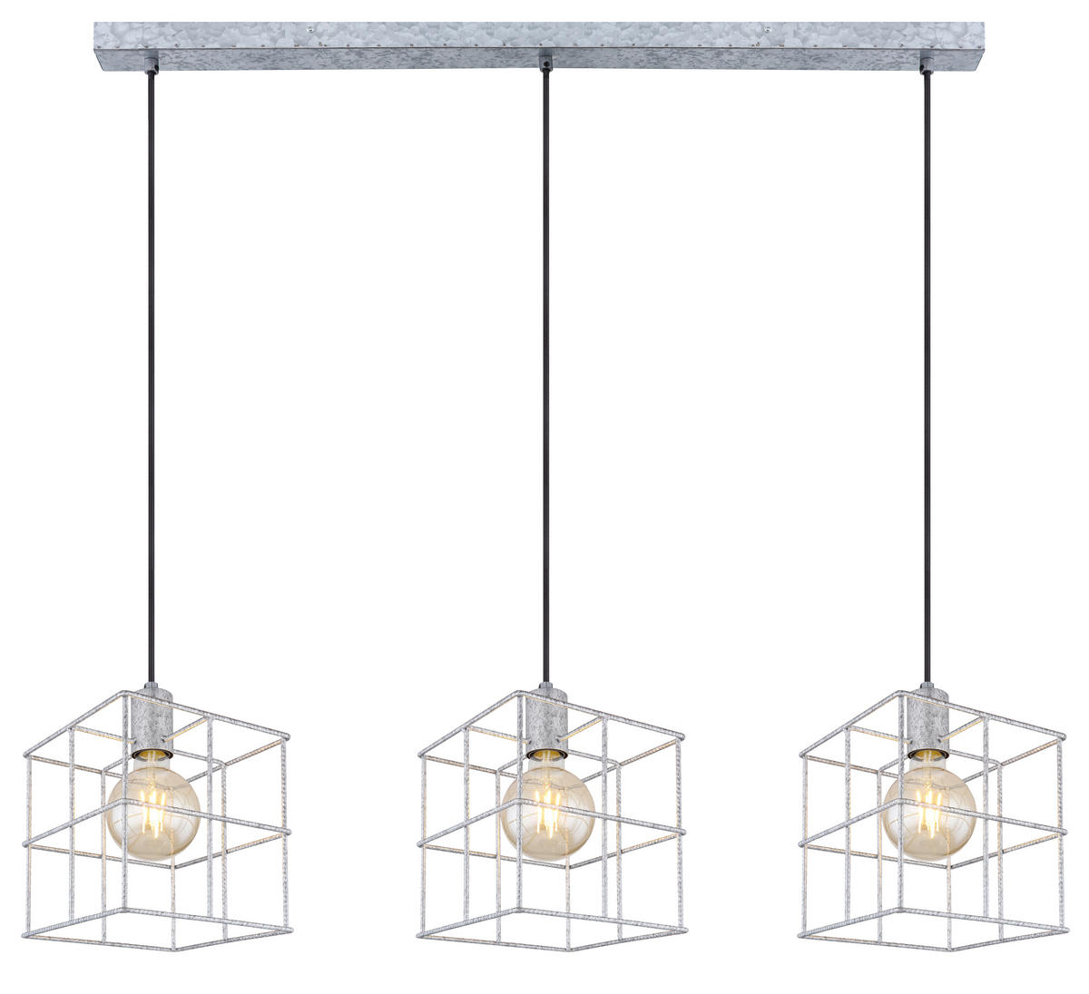 VISEČA SVETILKA  Merril   95/20/129 cm         E27 - barve cinka, Design, kovina (95/20/129cm) - Globo