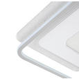 DECKENLEUCHTE    46,5/48,5/5 cm  - Chromfarben/Alufarben, Trend, Kunststoff/Metall (46,5/48,5/5cm) - Novel
