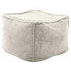 HOCKER in Textil Naturfarben, Beige  - Beige/Naturfarben, Design, Textil (66/40/66cm) - Lomoco